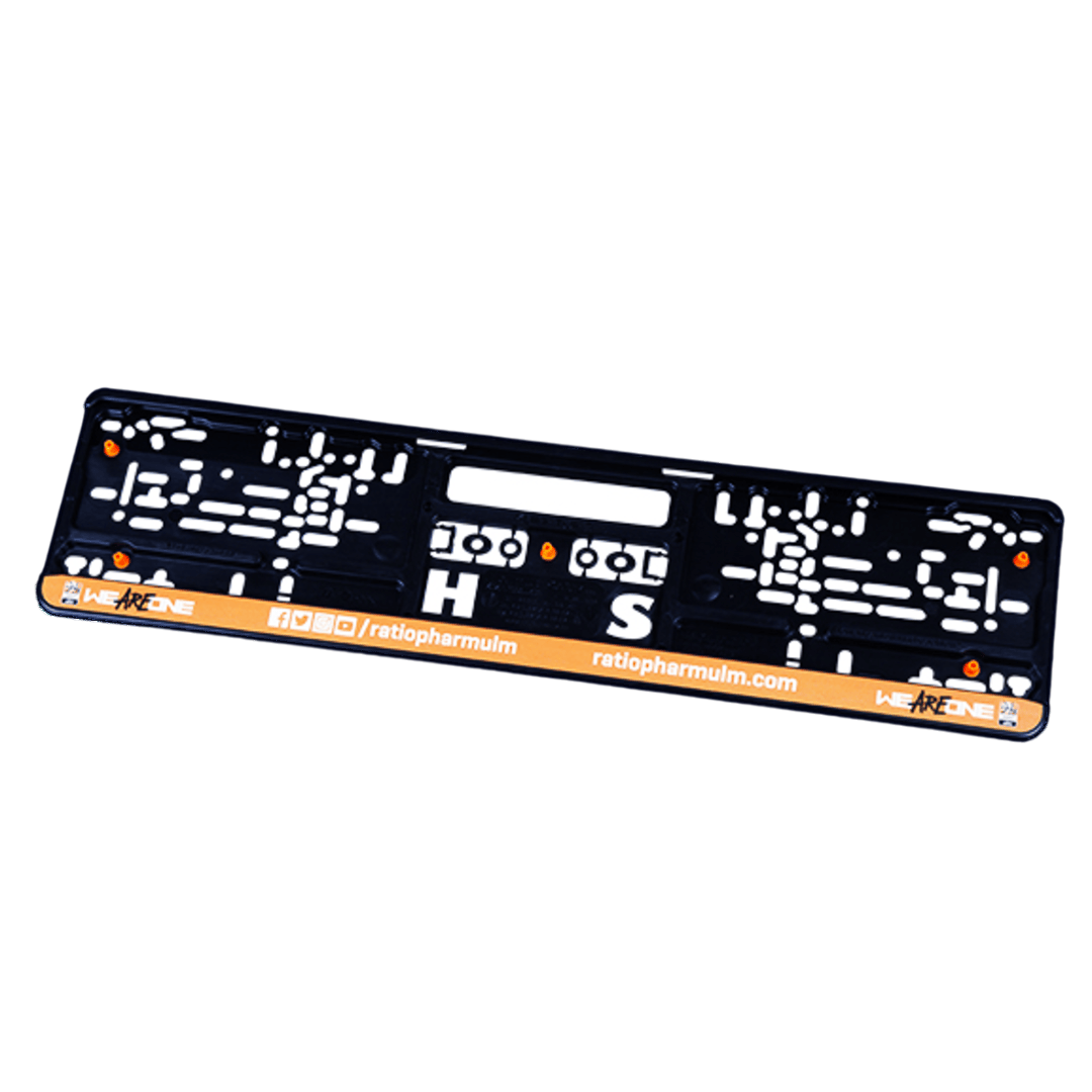 KFZ-Kennzeichenhalter ratiopharm ulm