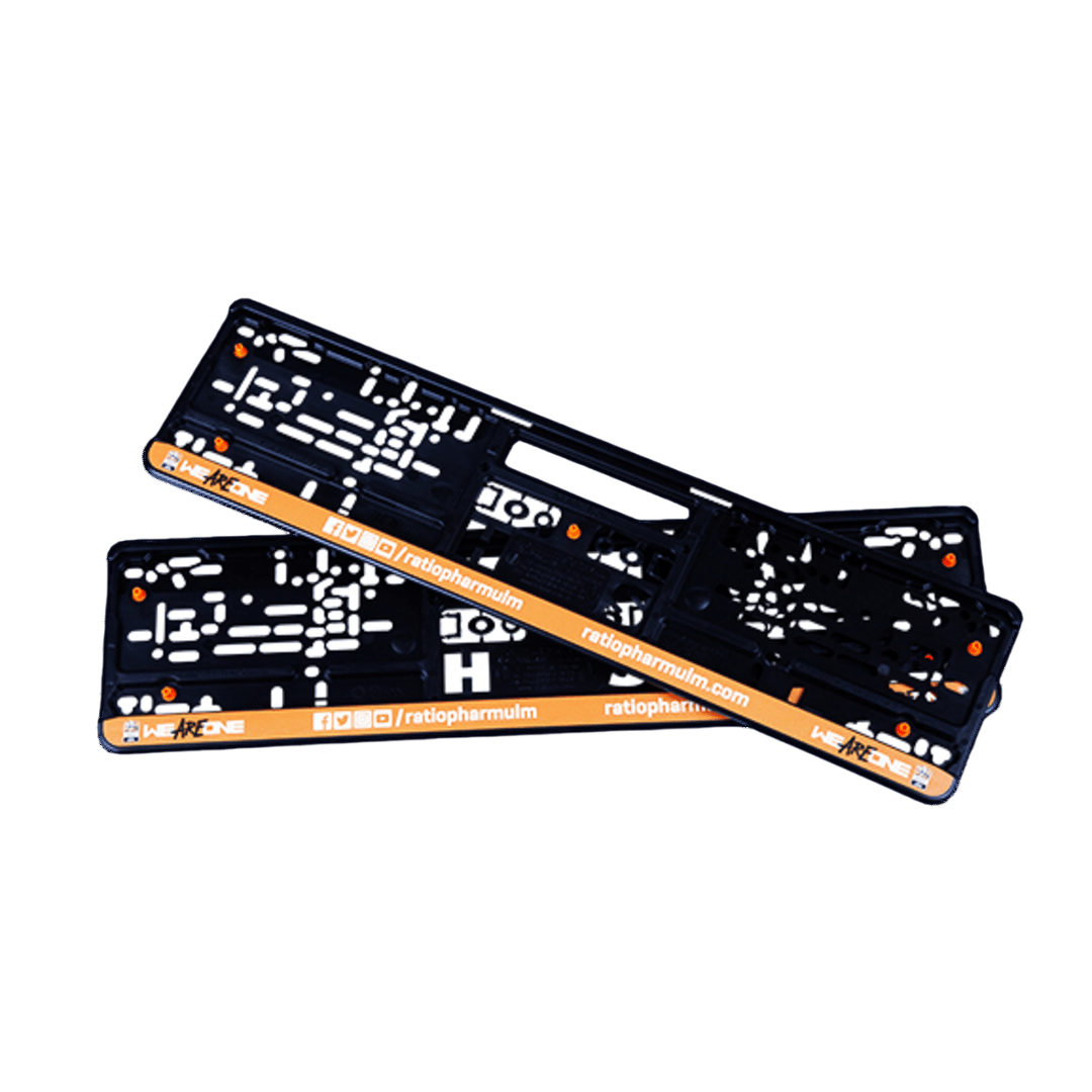 KFZ-Kennzeichenhalter ratiopharm ulm